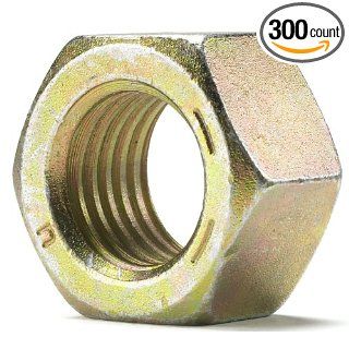 Nucor 3/4 10 Grade 8 Finished Hex Nut USA UNC Alloy Steel / Yellow Zinc Plated, Pack of 300 Ships FREE in USA: Industrial & Scientific