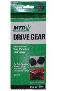 MTD Yard Machine & MTD Yard Man Self Propelled Mower Drive Gear OEM 731 0908 & OEM 931 0908 : Lawn Mower Tune Up Kits : Patio, Lawn & Garden