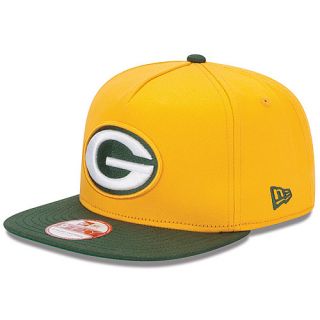NEW ERA Mens Green Bay Packers 9FIFTY Flip A Frame Snapback Cap   Size