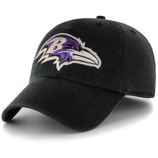 47 BRAND Mens Baltimore Ravens Cleanup Adjustable Cap   Size Adjustable,