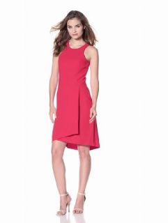 Rachel Roy Collection Women's Crepe Sleeveless Dress, Sexy Red, 2