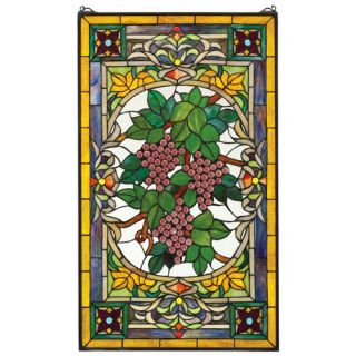 Design Toscano Fruit of the Vine Stained Glass Window