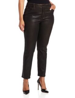 NYDJ Women's Plus Size Sheri Skinny Coated Jean at  Womens Clothing store