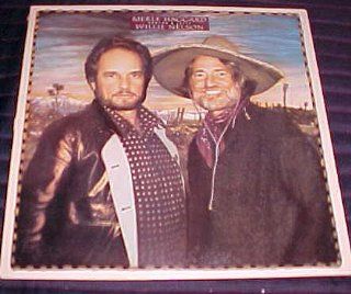 Poncho & Lefty Merle Haggard & Willie Nelson Record Vinyl Album LP: Music