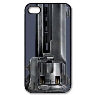 Icasesstore Cool Pistol Hard Cover Case for Iphone 4/4s 1aa737 Cell Phones & Accessories