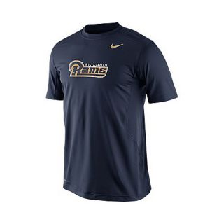 NIKE Mens St Louis Rams Dri FIT Hypercool Speed Short Sleeve T Shirt   Size: