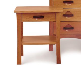 Copeland Furniture Berkeley 1 Drawer Nightstand with Shelf 2 BER 11 Finish N