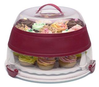 Prepworks from Progressive Collapsible Cupcake and Cake Carrier, Standard Packaging: Food Savers: Kitchen & Dining
