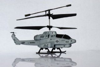 U809 Cobra Missile Launching 3.5 channel RC Helicopter Gyroscope RTF w/ Missiles: Toys & Games