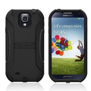 Trident Black Aegis Series Hard Cover on Silicone Case w/ Screen Protector for Samsung Galaxy S4: Cell Phones & Accessories