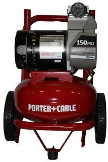 PORTER CABLE C2150 15 Amp 2 Horsepower 4 Gallon Oil Free Wheeled Pancake Compressor   Air Compressors  