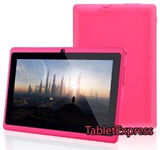 Dragon Touch® 7'' Pink Google Android 4.2 8GB Allwinner A13 Tablet MID Cortex A8 1.2GHz, Capactive Multiple Touch Screen, Google Play Pre Installed, USB OTG, Supports Skype Video Chat Calling, Netflix Movies and Flash Player MID748P A13 [by Ta