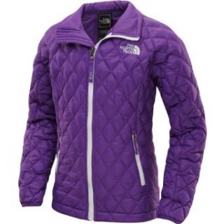 The North Face   Girls' Thermoball Full Zip Jacket   Pixie Purple D1S   Large: Apparel: Clothing