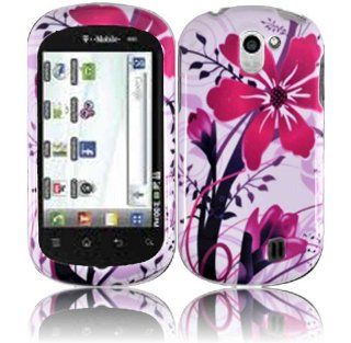 Pink Splash Hard Case Cover for LG Doubleplay C729 LG Flip 2 II: Cell Phones & Accessories