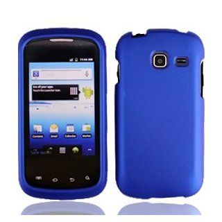 For Cricket Samsung R730 Transfix Accessory   Blue Hard Case Proctor Cover + Lf Stylus Pen: Cell Phones & Accessories