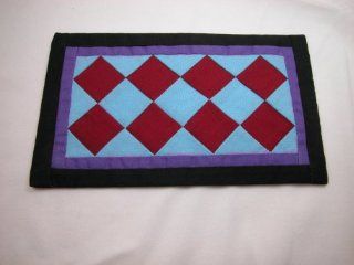 World of Miniature Bears Quilt Rug 4" x 7" #751D Made By Hand: Toys & Games