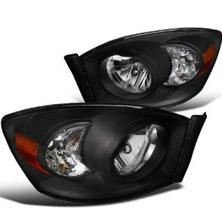 Dodge Ram Pickup Black Diamond Headlights Without Amber Bar: Automotive