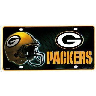 LP 753 Green Bay Packers NFL Football License Plate   3301M: Automotive