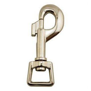 Nickel Plated, Swivel Snap Hook w/Square Eye: Home Improvement