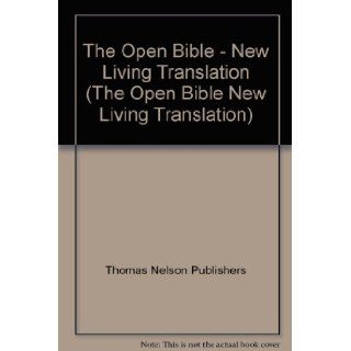 The Open Bible   New Living Translation (The Open Bible New Living Translation): Thomas Nelson Publishers: Books
