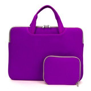 Coodio Universal 13.3 inch Laptop Sleeve Bag Case Pouch Carrying Handbag Briefcase + Accessory Bag for Apple Macbook Air 13, Macbook Pro Retina 13 (Can NOT Fit HP ENVY 4 1100sl and Lenovo Yoga) (Violet): Computers & Accessories