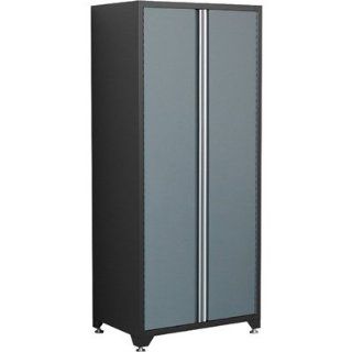Pro Series 82.5" H x 36" W x 24" D Locker Cabinet Color: Gray with Black Trim   Storage Lockers  