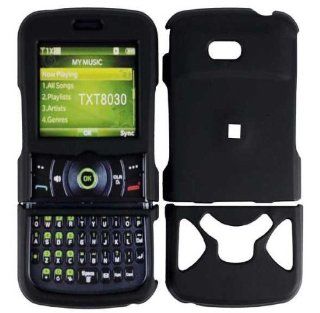 Black Hard Case Cover for Pantech Razzle TXT8030: Cell Phones & Accessories