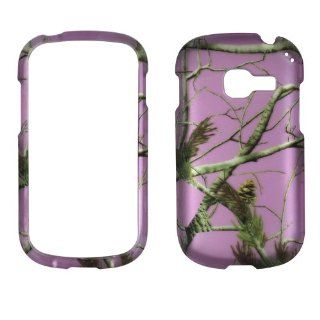 2D Pink Camo Realtree Samsung Galaxy Centura S738C / Discover S730G Cricket, Net 10 Straight Talk Case Cover Hard Phone Case Snap on Cover Rubberized Touch Faceplates: Cell Phones & Accessories