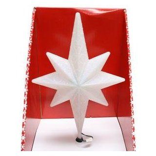 Brite Star 42560   12" LED White Battery Operated Rotating Bethlehem Star Christmas Tree Topper with Timer