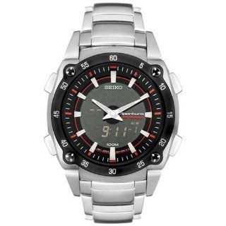 Seiko Men's SNJ019 Sportura Alarm Chronograph Watch: Seiko: Watches