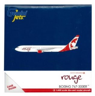 Gemini Jets Air Canada Rouge B767 300 Diecast Aircraft, 1:400 Scale: Toys & Games