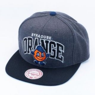 Syracuse Orange Mitchell & Ness Gray Arch Logo 2 tone Snapback Hat: Clothing