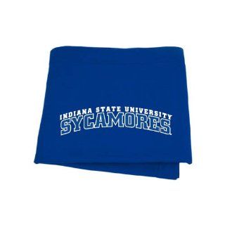 Indiana State Royal Sweatshirt Blanket 'Arched Indiana State University Sycamores' : Sports Fan Throw Blankets : Sports & Outdoors