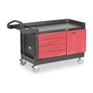 Trade Cart/Service Bench, 750 lb., Black: Home Improvement