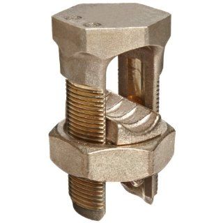 Morris Products 90334 Split Bolt Connector, Used With Copper Conductors, 750 AWG, 750   750 Max Run To Max Tap, 750   4/0 Min Run To Min Tap, 750   4/0 Max Run To Min Tap, 750   750 Min Equal Tap and Run, 1000inlb Toque: Industrial & Scientific