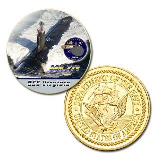U.S Navy USS Virginia (SSN 774) printed Challenge coin: Everything Else