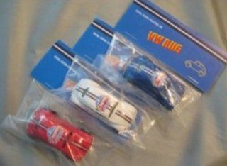 Hot Wheels 7th Annual Collectors Nationals Volkswagen VW Bug Beetle Baggie Bingo Cars BLUE RED WHITE: Toys & Games