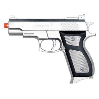 Airsoft Spring Gun Pistol M777 Silver : Sports & Outdoors