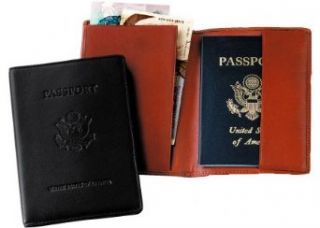 Royce Leather Debossed Passport Jacket BLUE OS: Clothing