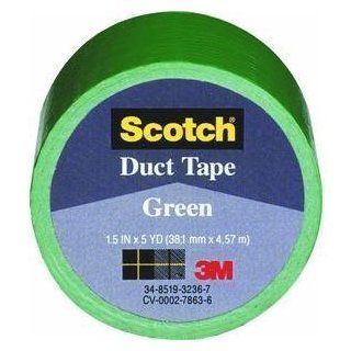 3M Scotch 1005 GRN IP Multi Purpose Duct Tape, 5 yds Length x 1 1/2" Width, Green: Industrial & Scientific