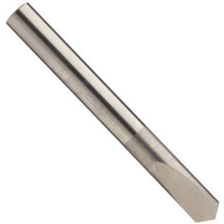 Chicago Latrobe 780 Solid Carbide Spade Drill Bit, Uncoated (Bright) Finish, Round Shank, 118 Degree Conventional Point, 3/8" Size