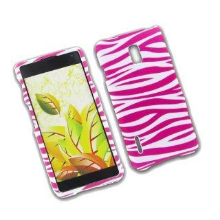 Lg Us780 (Optimus F7) Pink Zebra Protective Case: Cell Phones & Accessories