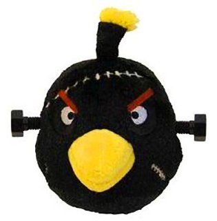 Black Bird Frankenstein: ~5" Angry Birds Seasons Halloween Mini Plush Series (No Sound): Toys & Games