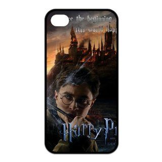 Fashion Harry Potter Personalized iPhone 4 4S Rubber Silicone Case Cover  CCINO Cell Phones & Accessories