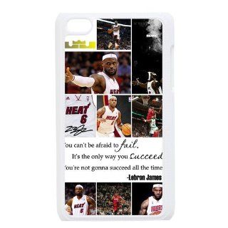 New Personalized NBA Superstar MVP Miami Heat LeBron James Ipod Touch 4 Faceplate Hard Protector Case Fits Sprint : MP3 Players & Accessories
