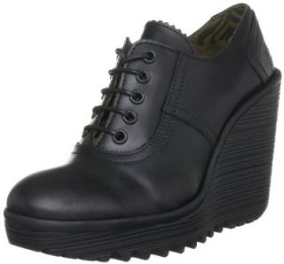 FLY London Women's Chap Flat, Dark Brown Rug, 41 EU/10 M US: Flats Shoes: Shoes
