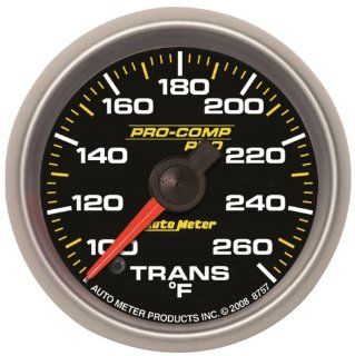 Auto Meter 8657 Pro Comp Pro 2 5/8" 100 260 Degree F Full Sweep Electric Transmission Temperature Gauge: Automotive