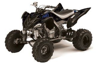 Silver Star AMR Racing Yamaha Raptor 700 ATV Quad Graphic Kit   Reloaded: Bla: Automotive