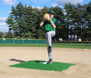 ProMounds Little League Pitching Game Mound   "Minor League Style" in Green Turf : Baseball Pitching Training Aids : Sports & Outdoors