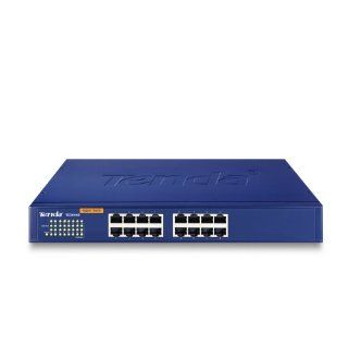 tenda TEG1016D,16 Port 10/100/1000 Mbps Ethernet Switch, ,IEEE802.3, IEEE802.3u, IEEE802.3z, IEEE802.3ab, auto MDI/MDIX, Storm Protection, 11" Metal Case with Metal mounting brackets supporting 19 inch rack mount: Computers & Accessories